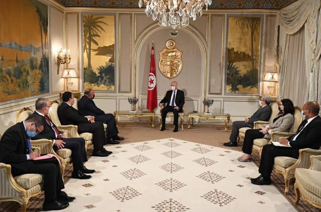 الرئاسة التونسية : زياره شكرى لتونس فرصة لتجديد شكر مصر علي وقفتها النبيلة معنا