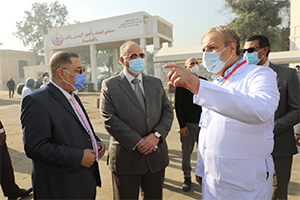 محافظ القاهرة يتفقد مستشفى الحميات بالعباسية لمتابعة سير العمل