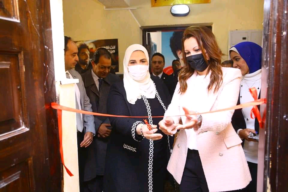 وزيرة التضامن تفتتح الوحدة الاجتماعية ومقر صندوق مكافحة الإدمان بمنطقة حدائق أكتوبر