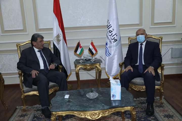 بحث سبل التعاون المشترك في مجال السكك الحديدية والنقل البحري بين مصر والاردن