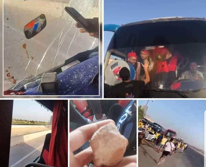 تفاصيل اعتداء جماهير الإسماعيلي على الاتوبيس الخاص بجماهير الأهلي
