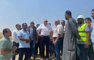 وزير الري يتفقد مشروعات الحماية من أخطار السيول بمحافظة بنى سويف