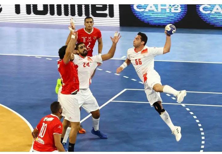 الزمالك يكتسح الأهلي ويتأهل الي نهائي بطوله افريقيا لكره اليد 