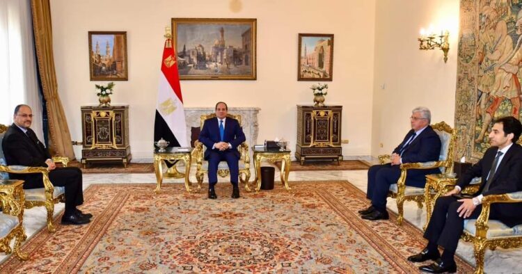 الرئيس السيسي يستقبل سليم خلبوس عميد الوكالة الجامعية للفرانكفوني