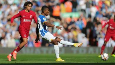 ليفربول يواصل نزيف النقاط بالتعادل أمام برايتون فى الدوري الانجليزي 