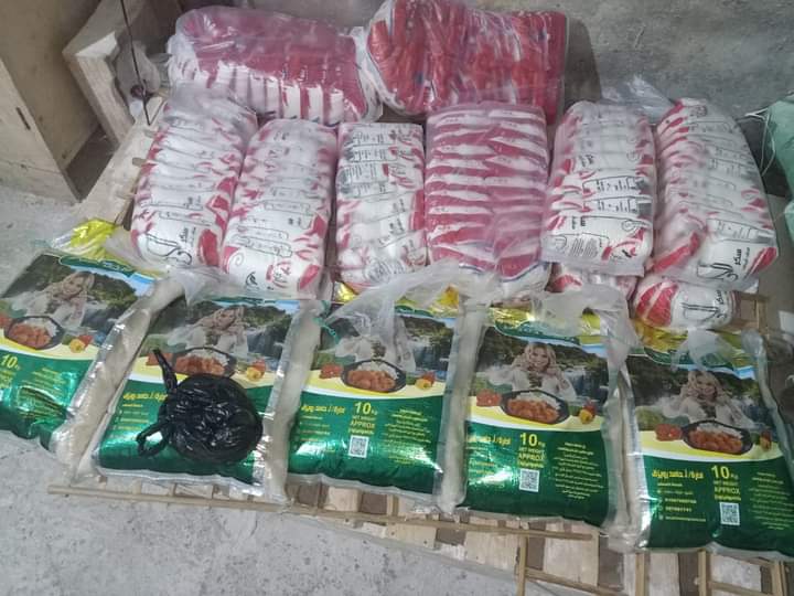 التحفظ على كميات من السكر بدون فواتير و توريد 17500 طن من أرز الشعير بدمياط