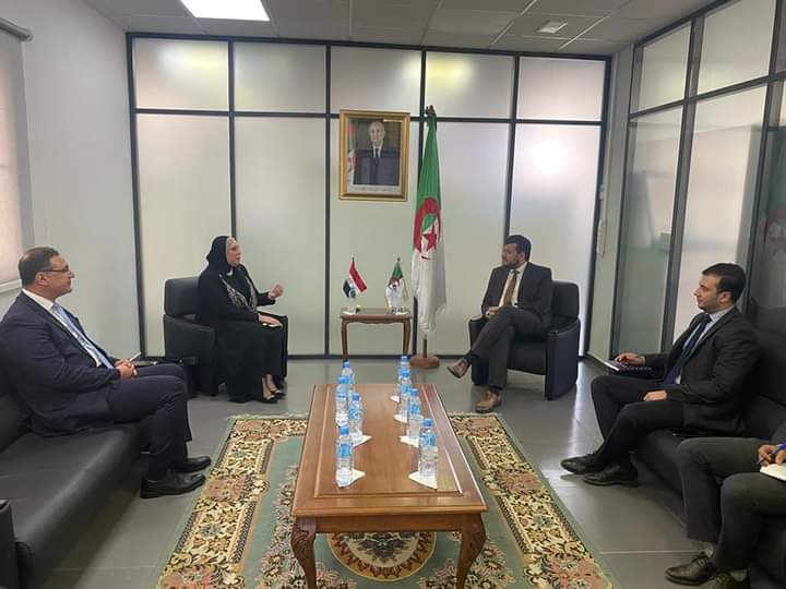 وزيرة التضامن تلتقي وزير المؤسسات الناشئة بالجزائر لبحث سبل التعاون في مجال دعم ريادة الأعمال والمشروعات الابتكارية