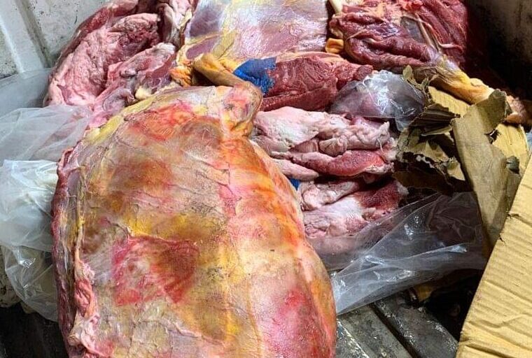 ضبط لحوم مخالفة خلال حملات بيطرية مكثفة بالمنيا