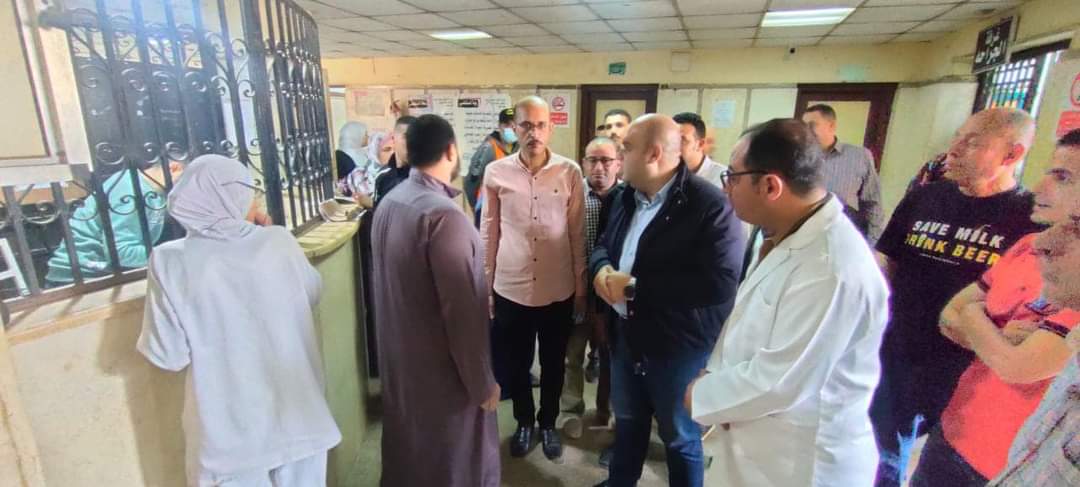 نائب محافظ الجيزة مستشفى أوسيم المركزي للأطمئنان علي الخدمات الطبية المقدمة للمواطنين