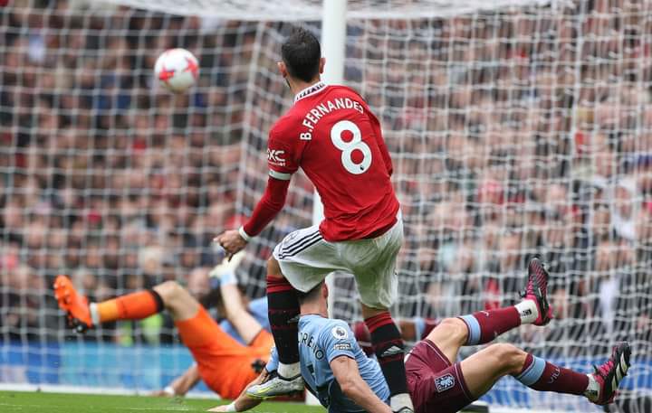 مانشستر يونايتد يفوز على استون فيلا بهدف دون رد فى الدوري