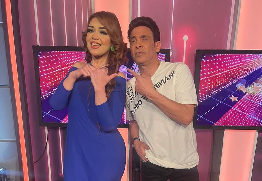 سعد الصغير يغنى لـ شفيقة مع المطربة دوللي في برنامجه .. اليوم
