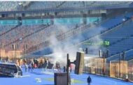 حريق داخل غرفة تقنية الفيديو في استاد القاهرة قبل مباراة القمة