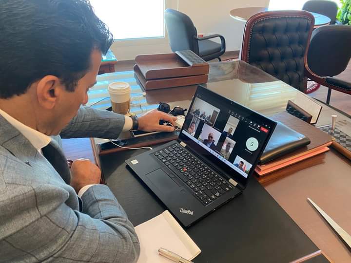 وزير الرياضة يجتمع بمجلس إدارة صندوق التمويل الأهلي لرعاية النشء