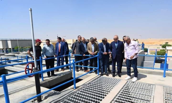 وزير الإسكان يتفقد محطة تنقية مياه الشرب بمدينة القاهرة الجديدة