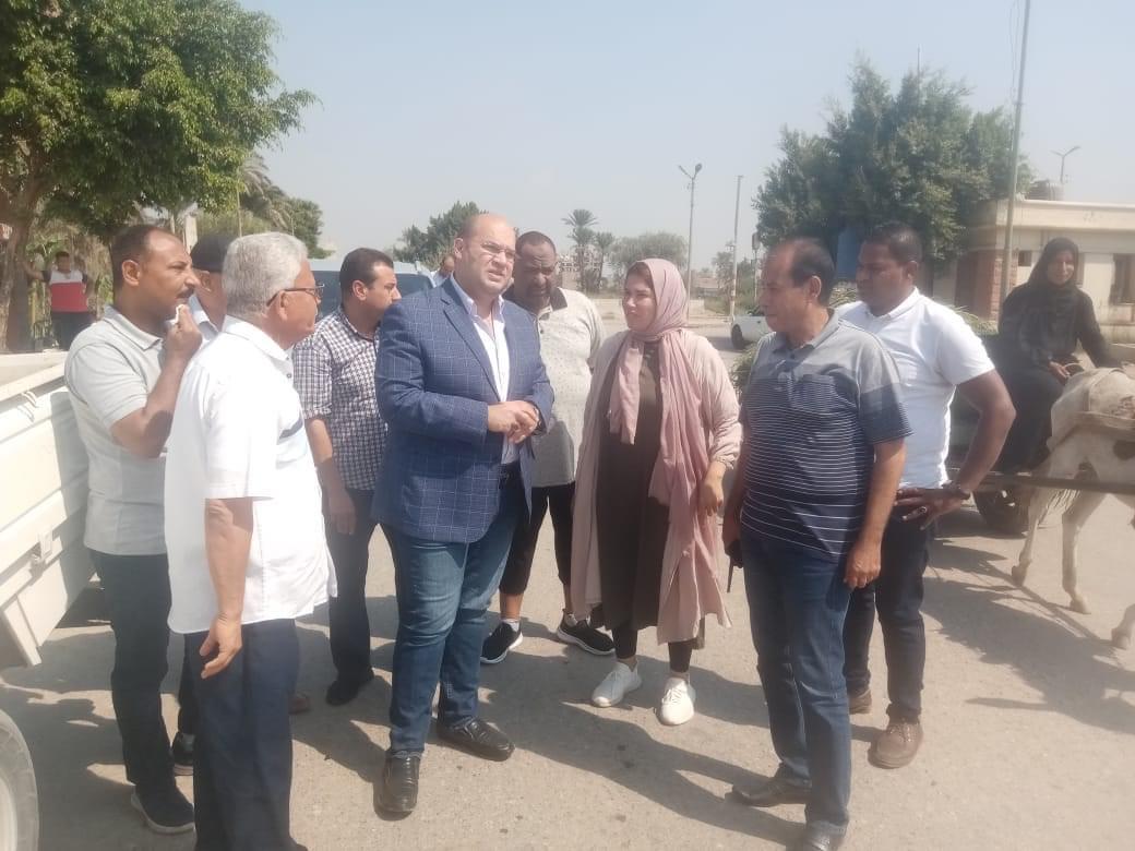 جولة تفقدية للشهابي فى طرق وشوارع الخطة الأستثمارية بالبدرشين فى الجيزة 