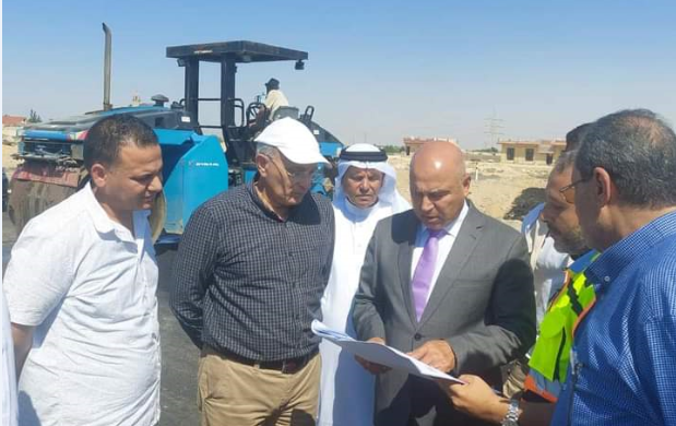 وزير النقل يتفقد مشروع إعادة تأهيل وتطوير خط السكة الحديد الفردان / بئر العبد