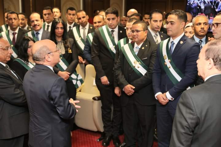 أعضاء هيئة قضايا الدولة يؤدون اليمين القانونية أمام وزير العدل