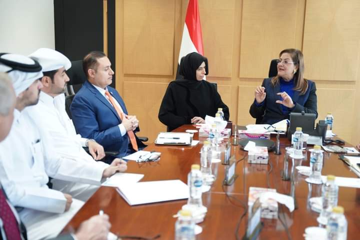 وزيرة التخطيط ونظيرتها القطرية يبحثان سبل التعاون المشترك