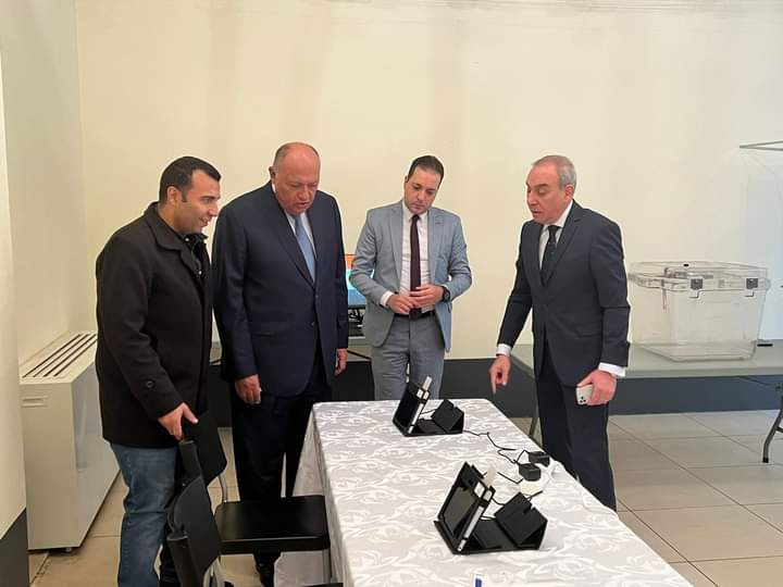 وزير الخارجية يتفقد الاستعدادات النهائية لعقد الانتخابات الرئاسية للمصريين بالخارج