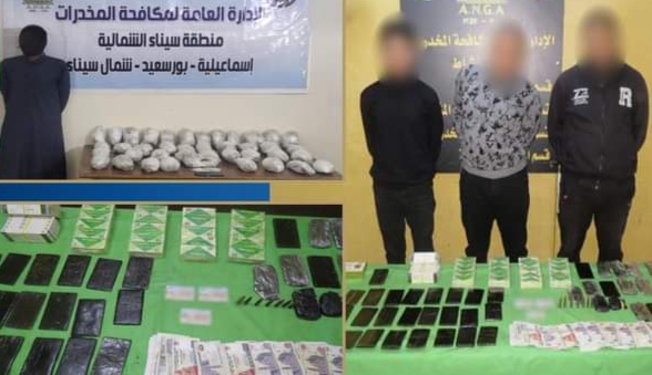 ضبط كمية من المواد المخدرة بقيمة 4 مليون جنيه بالقليوبية والإسماعيلية
