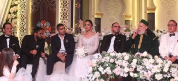علي جمعة عقد القرآن وعلي الحجار وتامر حسني يغنيان.. تعرف على تفاصيل زفاف أحمد ثروت ولمى الشواربي