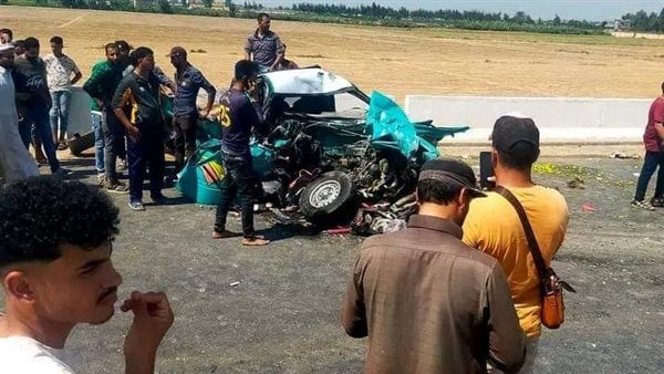 إصابة 16 عاملًا في انقلاب سيارة نصف نقل أمام جامعة نوال في أكتوبر