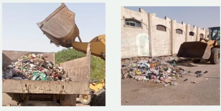 الوحدات المحلية تواصل أعمالها في رفع مخلفات تُقدَّر حمولاتها بحوالي 7468 طن