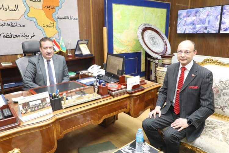 برتوكول تعاون بين محافظ المنوفية و عميد كلية طب جامعة المنوفية