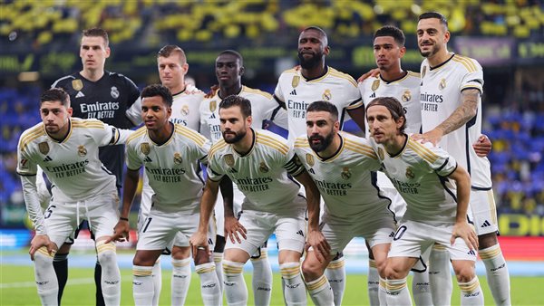 عاجل.. التشكيل الرسمي لريال مدريد أمام الأفيس