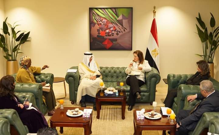 وزيرة التخطيط تبحث مع رئيس البنك الإسلامي للتنمية  التعاون المشترك