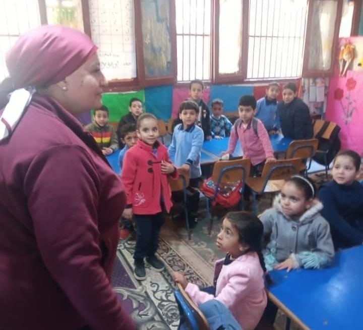 مدير تعليم القليوبية في جولة تفقدية لمدارس إدارة قها التعليمية