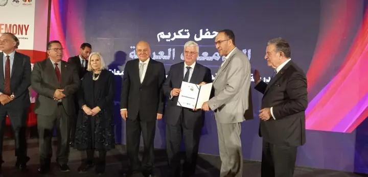 وزير التعليم العالي يشهد فعاليات حفل توزيع شهادات التصنيف العربي للجامعات 2023