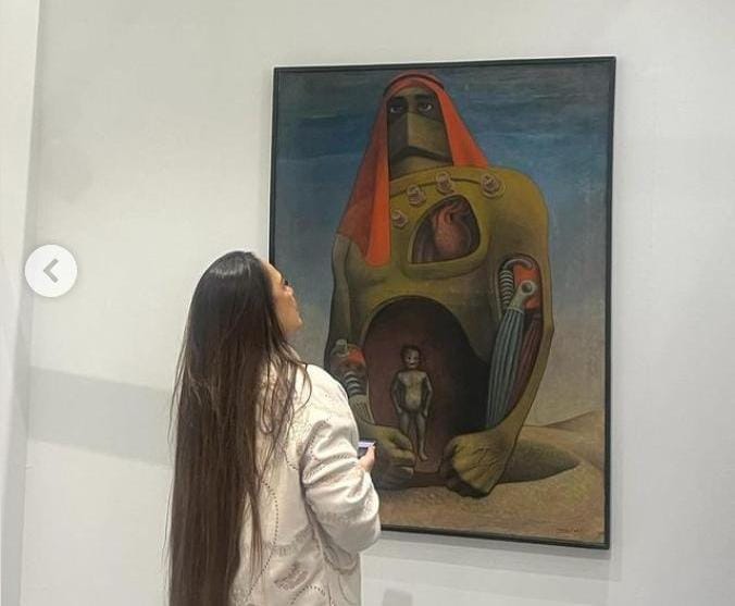 شريهان تشارك زيارتها للمتحف المصري.. شاهد