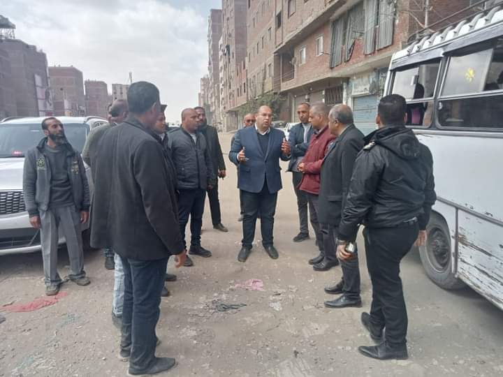 نائب محافظ الجيزة يتفقد مشروع محور ناهيا بولاق