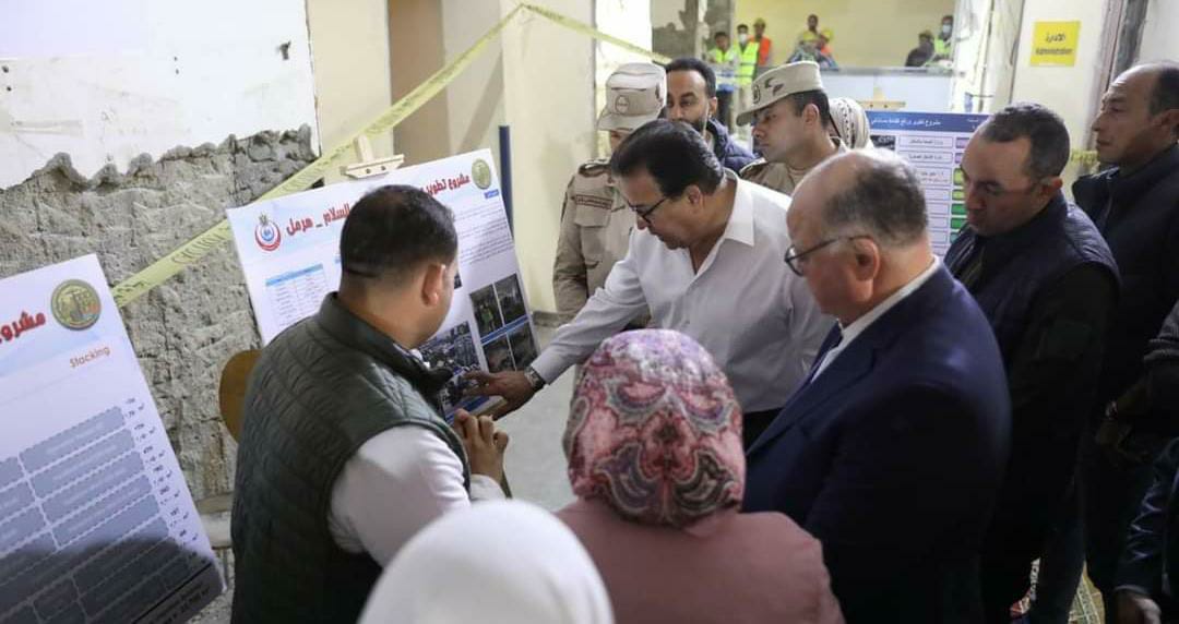 وزير الصحة يتفقد مشروع تطوير مستشفى هرمل