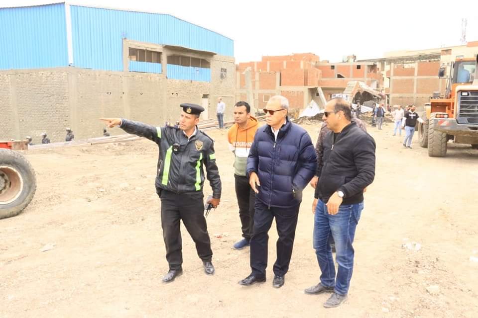 محافظ القليوبية يتابع إزالات الموجة 22 بمركز القناطر الخيرية