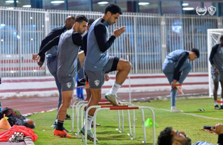 مران الزمالك يشهد مشاركة الثنائي المصاب استعدادًا لكأس الكونفدرالية
