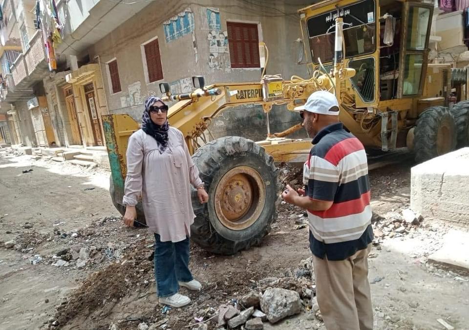 محافظ كفرالشيخ يتابع أعمال المرحلة الأولى لرصف الطرق في مدينة فوة