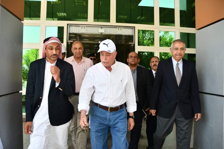 محافظ جنوب سيناء يتفقد أعمال تطوير منفذ طابا البري