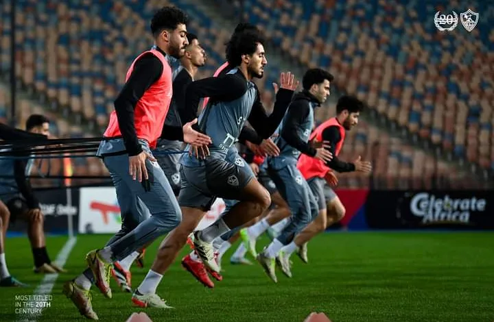 تدريبات بدنية وتأهيلية للزمالك استعدادًا لمواجهة دريمز