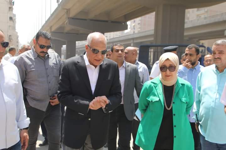 محافظ الجيزة يتفقد تنفيذ المرحلة الثالثة من تطوير وتغطية ترعة المريوطية