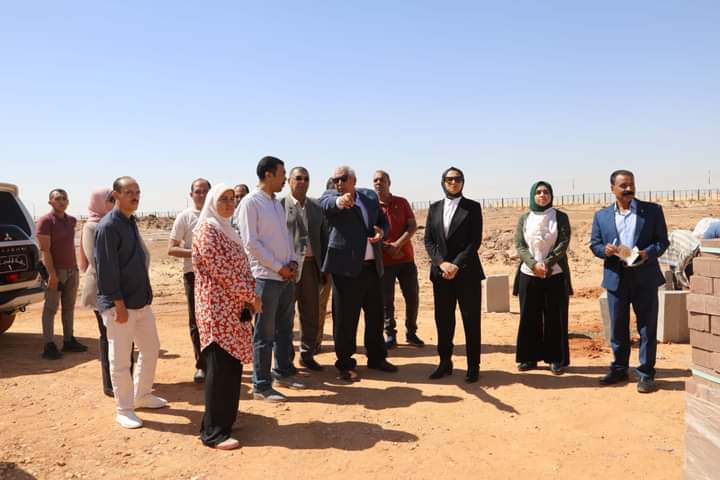 محافظ الوادي الجديد يتابع التشطيبات النهائية بالعاصمة الإدارية  