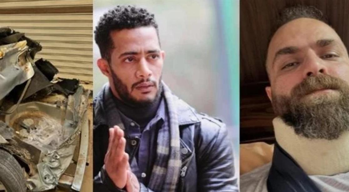 السيارة بقت كوم حديد.. مدير أعمال محمد رمضان يتعرض لحادث أليم