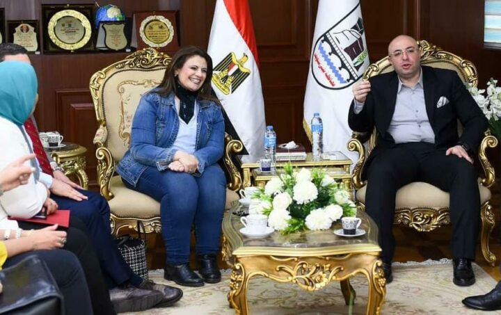 وزيرة الهجرة تلتقي أعضاء مجلسي النواب والشيوخ بمحافظة بني سويف
