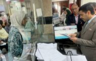 رئيس جهاز العبور الجديدة يتابع العمل بمركز خدمة تقنين أوضاع المناطق المضافة