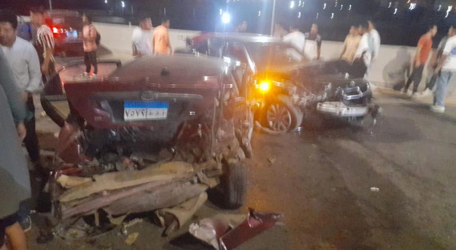 إصابة عدد من الأشخاص إثر وقوع حادث مروري في القاهرة
