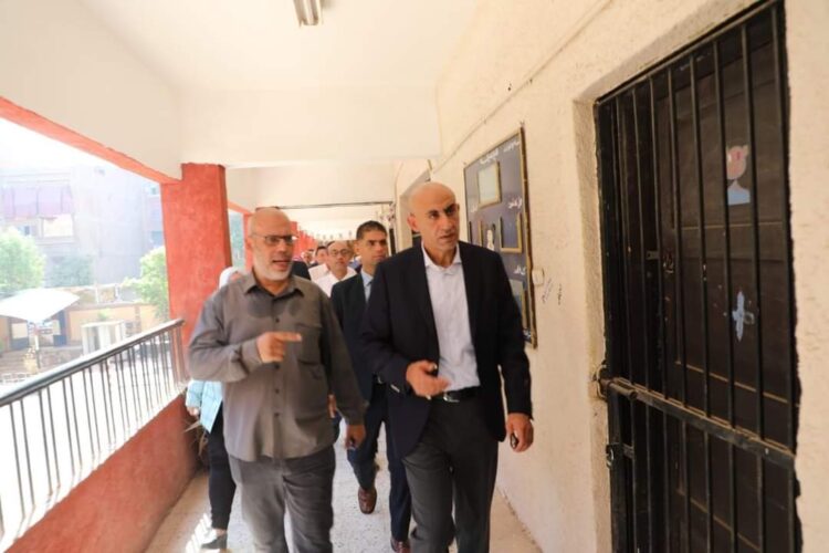وزير التعليم يتفقد المدارس ذات الكثافات العالية بإدارة المرج التعليمية 