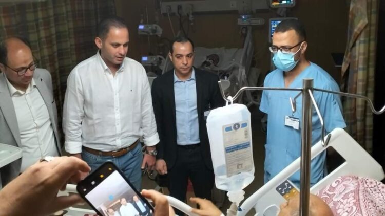 نائب وزير الصحة يقوم بجولة تفقدية بمستشفى العلمين النموذجي 