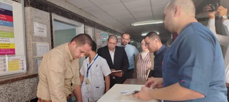 نائب وزير الصحة لـ القائمين بمستشفى برج العرب: أمامكم شهر للانتهاء من أعمال صيانة الأجهزة