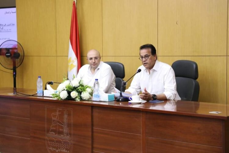 وزير الصحة يستعرض بعض نتائج حملة المرور الميداني بمحافظات الصعيد